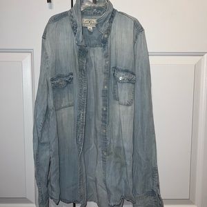 Lucky Brand | Faux Denim Button Up 💙